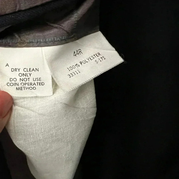 Men Classic Collection Action Separates Blue Blazer Jacket Vintage - Picture 6 of 6